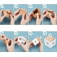 thumbnail image 5 of 60 cajas de dulces de papel kraft, mini cuadradas, con ventana en forma de corazón. Cajas pequeñas para envolver dulces, ideales para regalos, bodas y fiestas. Incluyen cordón de nailon., 5 of 7