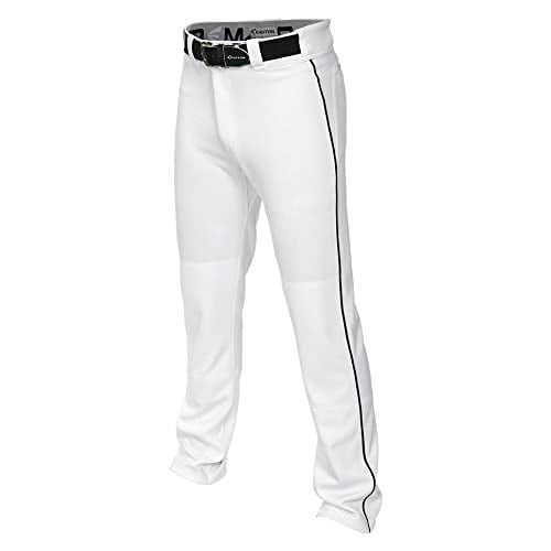 Easton MAKO 2 Pantalon de Baseball, Jeune, Grand, Blanc/noir (A167109)