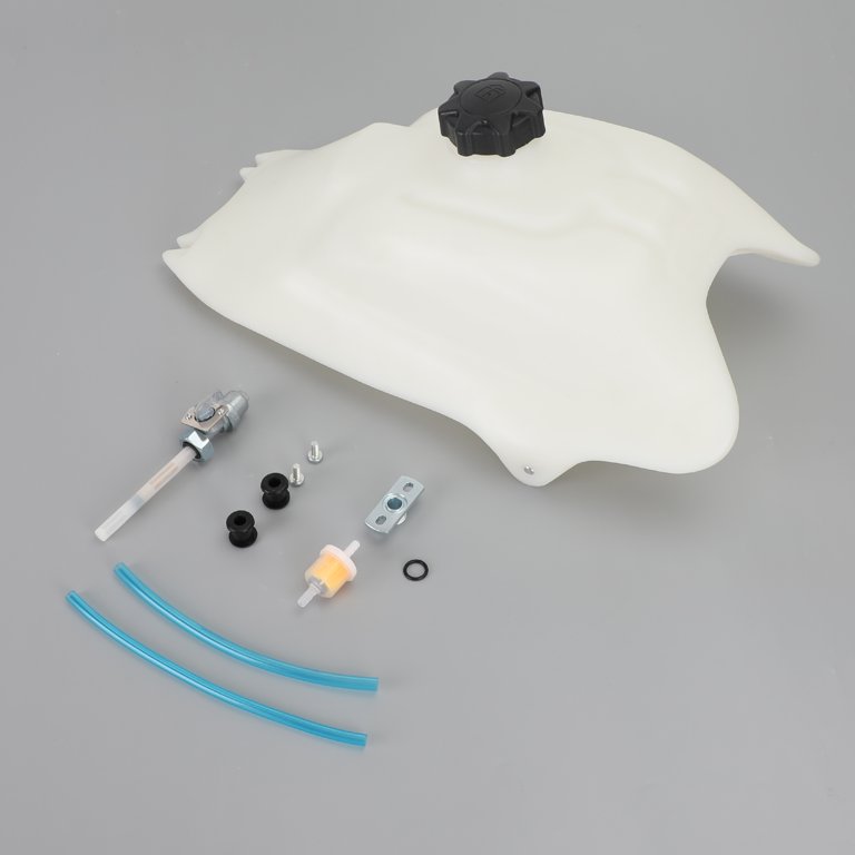 Fuel Gas In-Tank W/ Filter Cap Petcock Engine White Fit For HONDA