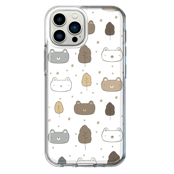 Mundaze - Case for Apple iPhone 15 Pro Slim Shockproof Hard Shell Soft TPU Heavy Duty Protective Phone Cover - Cute Cat Face