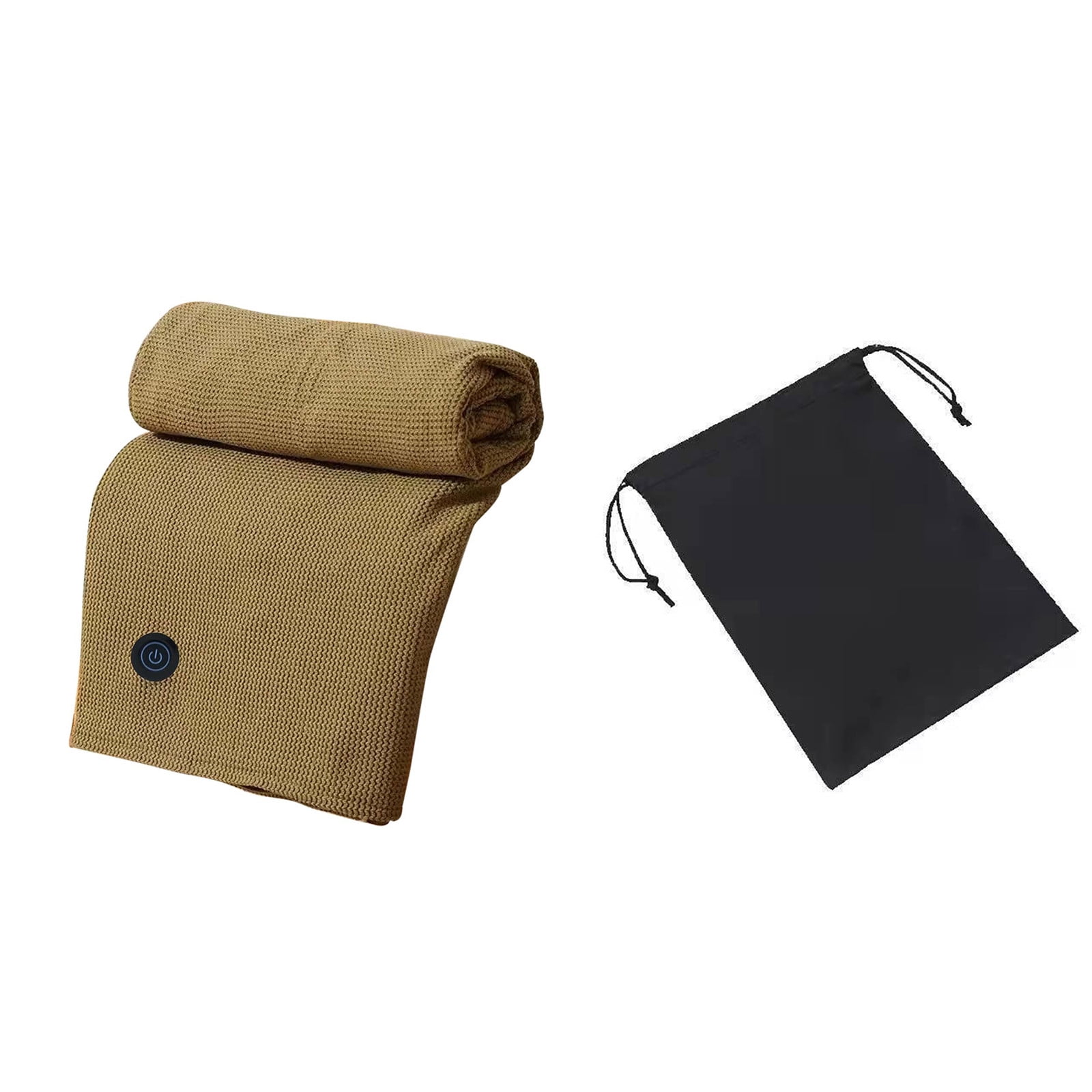 YiJuHui 1pcs USB Heated Blanket - Fast Heating Electric Throw with Adjustable Temperature, Soft Machine Washable Wearable Blanket for Home Office Travel Indoor Outdoor Use 150*75cm