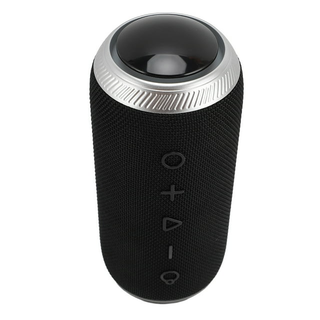 Haut-parleur Portable, Stéréo avec Micro Intégré pour Activités Extérieures Vert, Noir