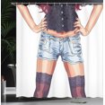 thumbnail image 4 of Ambesonne Fashion Shower Curtain, Woman, 69"Wx84"L, Multicolor, 4 of 5