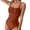 Brown, variant on Lovskoo Women's One Piece Tummy Control Polyester Bathing Suit,(Wome's & Women's Plus)