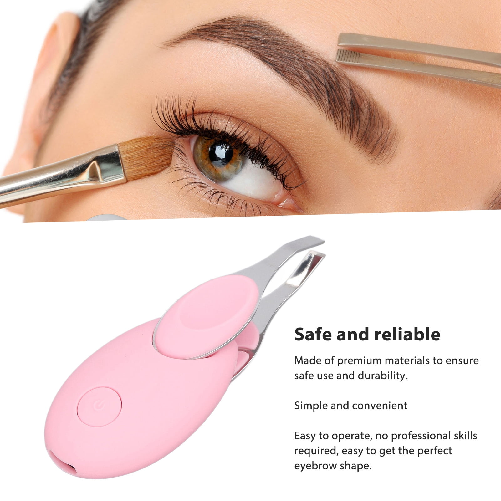 Visible Eyebrow Tweezers, Rechargeable, Versatile Facial Hair Removal Tool With Long,Lasting Battery