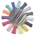 thumbnail image 2 of 1 par de cordones planos reflectantes para zapatillas fluorescentes, cordones deportivos, cordones para correr, cordones para niños y adultos, cordones de 160cm Gao Jinjia LED, 2 of 2