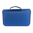 thumbnail image 1 of Mercerized Cloth 128 Pieces CD Storage Pouch Large Capacity Handheld CD Bag Fashion CD Supplies (Blue), 1 of 8