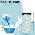 thumbnail image 2 of 20 oz Leopard Print Tumbler with Handle Vacuum Reusable Insulated Tumblers with Flip Straw and Top Handle Stainless Steel Coffee Mug Leopard Print Cup, 2 of 5