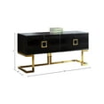 thumbnail image 3 of Meridian Furniture Beth Solid Wood Sideboard/Buffet in Black Lacquer/Gold Finish, 3 of 6