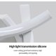 thumbnail image 4 of Aplique LED de pared para interior, moderno aplique de pared de 16 W, iluminación acrílica, 1000 lm, blanco cálido, 3000 K, para salón, dormitorio, pasillo y escalera., 4 of 4