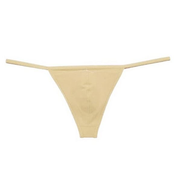 BKQCNKM Panties Thongs Mens Underwear Mens Underpants Open Waist Thong Back Underwear G-string Low Briefs Men'S Underwear Underwear For Men Pack (Men) Khaki L