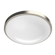 DYMOND Dimmable 13 LED Ceiling Light Adjustable Color Temperature Flush Mount Brushed Nickel Ring