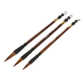 thumbnail image 4 of Chinese Art Brushes for Beginners Calligraphy Writing, Painting, Drawing - Set of 3, L M, 4 of 8