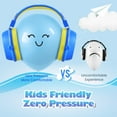 thumbnail image 5 of Noise Cancelling Headphones for Kids, 28dB SNR Kids Ear Protection Safety Ear Muffs for Monster Truck,Fireworks,Home,School, Adjustable Kids Noise Cancelling Headphones for Autism,Toddler,Children, 5 of 10