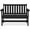 Black, variant on SERWALL Outdoor Bench for 2-Person, Weather-Resistant HDPE with Aluminum Reinforcement, Supports 660 lbs, Comfortable Seating for Patio, Garden, and Porch, Navy