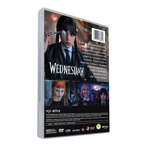 Wednesday – Season 2: Collector's Edition (2025) | 3-Disc DVD Box Set (Brand New & Sealed)