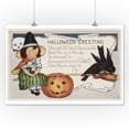 thumbnail image 2 of Halloween Greeting, Crows (12x18 Wall Art Poster, Room Decor), 2 of 3