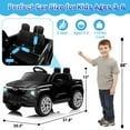 thumbnail image 3 of Chevrolet Silverado EV 12V Kids Ride on Car, Wisairt Battery Powered Electric Vehicle w/ Remote Control (Black), 3 of 10