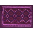 thumbnail image 1 of Ahgly Company Indoor Rectangle Persian Purple Traditional Area Rugs, 7' x 9', 1 of 4