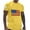 Yellow, variant on Birdeem Shirts for Men Men Casual Round Neck Printing Pullover Fitness Sports Shorts Sleeves T Shirt Blouse