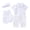 White, variant on Emitonse Baby Boy Clothes Suits Infant Gentleman Outfit Toddler Boys Sleeveless White Shirt Jumpsuit Vest Coats Child Kids Gentleman Set&Outfits Khaki,Size 18-24 Months
