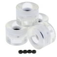 thumbnail image 1 of 4pcs Roues de Skateboard Longboard PU Rouleaux Clignotants PU Roue Clignotante Skateboard Roues Clignotantes 60x45mm, Blanc, 1 of 7