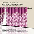 thumbnail image 3 of Tailor & Taylor 1 Inch Decorative Curtain Rod with Metal End Cap Finials, 48 inches Width Windows Rod with Y Style Bracket for Living Room, Kitchen and Windows, 3 of 6