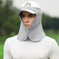 thumbnail image 3 of 4 Pieces Cooling Hat Drape Sun Protection Hat Shade Neck Coverage Cap Tail Sun Cycling Running Neck Protection Hat for Men Women(Without Hat), 3 of 7