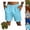 Sky Blue, variant on Mfakffe Mens Mesh Athletic Shorts Lightweight Quick Dry Drawstring Casual Workout Shorts Breathable Gym Running Sport Shorts with Side Pockets