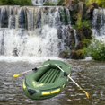 thumbnail image 1 of Colaxi Bateau Gonflable, Dinghy, 4 Chambres à Air, pour Étangs Lacs Rivières Été Extérieur Super Robuste PVC Flotteur Radeau Kayak pour Familles Vert, 1 of 8