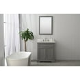 thumbnail image 2 of Milano 30 in. W x 22 in. D x 34 in. H Bath Vanity in Gray with White Quartz Top, 2 of 13