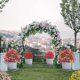 thumbnail image 4 of 2 pcs yellow artificial bushes para outdoors con ground spike fabric uv resistant realistic shrubs ball para outdoor/indoor front porch y garden, 4 of 7