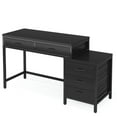 thumbnail image 6 of Spaco 5-Drawer Computer Desk, Study Writing Table with Reversible Drawer Cabinet, Desk for Indoor as Home, Office, Black, 6 of 7