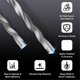 thumbnail image 3 of 100pcs Drill Bits Set, 1/8 Inch Drywall Guide Point Cutting Bit Drywall Tools, Cutting Drywall for U, 3 of 5