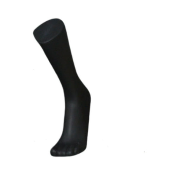 Soporte de pantalla de calcetines para hombres de Mannequin Foot para hombres para uso de uso comercial Negro largo