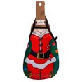 thumbnail image 3 of Christmas 7.5" Wine Bottle Apron, Funny Holiday Red and Green Decoration, 3 Pack, 3 of 8