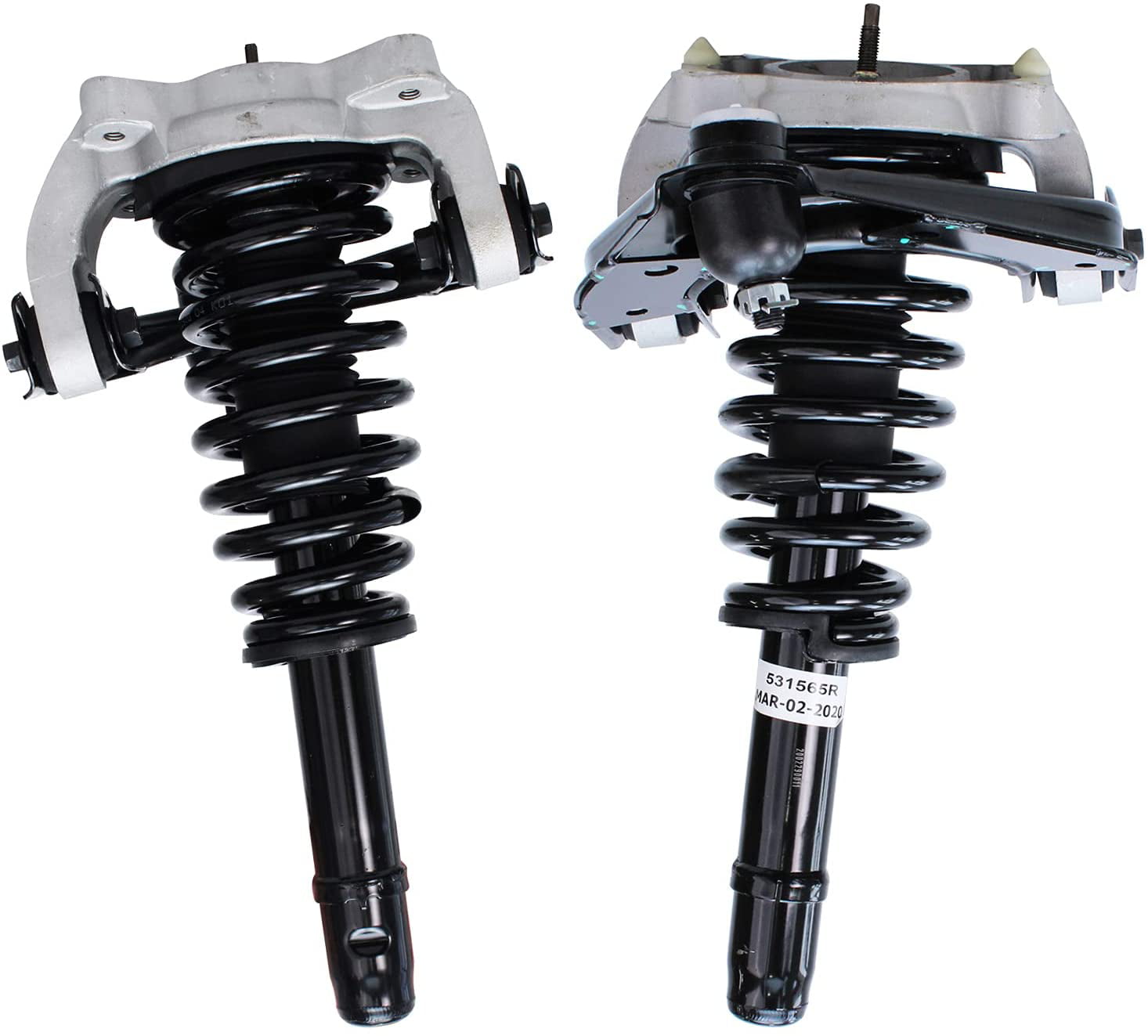 Set of 4 Front & Rear Complete Struts & Coil Spring Assemblies Compatible with 1999-2000 Dodge Stratus 