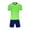 Green, variant on THDHVS Boys Casual Outfits,Summer Outfits for Kids,Boy's Gradient Basketball Suit Set Training Kit Sweat Absorbing Side Pockets Sports Suit Hot Pink 6-7 Years