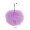 thumbnail image 3 of hengsof Christmas Fuzzy Balls Ornaments Shatterproof Tree Hanging Plastic Ball Set Xmas Flocked Ornaments for Christmas Tree Home Party Wreath Decorations, 3 of 6