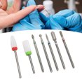 thumbnail image 1 of Brocas de manicura ásperas profesionales ANGGREK 7 piezas de Acero de tungsteno, 1 of 8