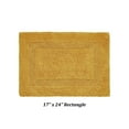 thumbnail image 2 of Better Trends 17" x 24" Premium Bathroom Rug Mat, 100% Cotton, Extra Soft Tufted Door Mat, Water Absorbent & Reversible Bath Mat (Yellow) Lux Collection, 2 of 6