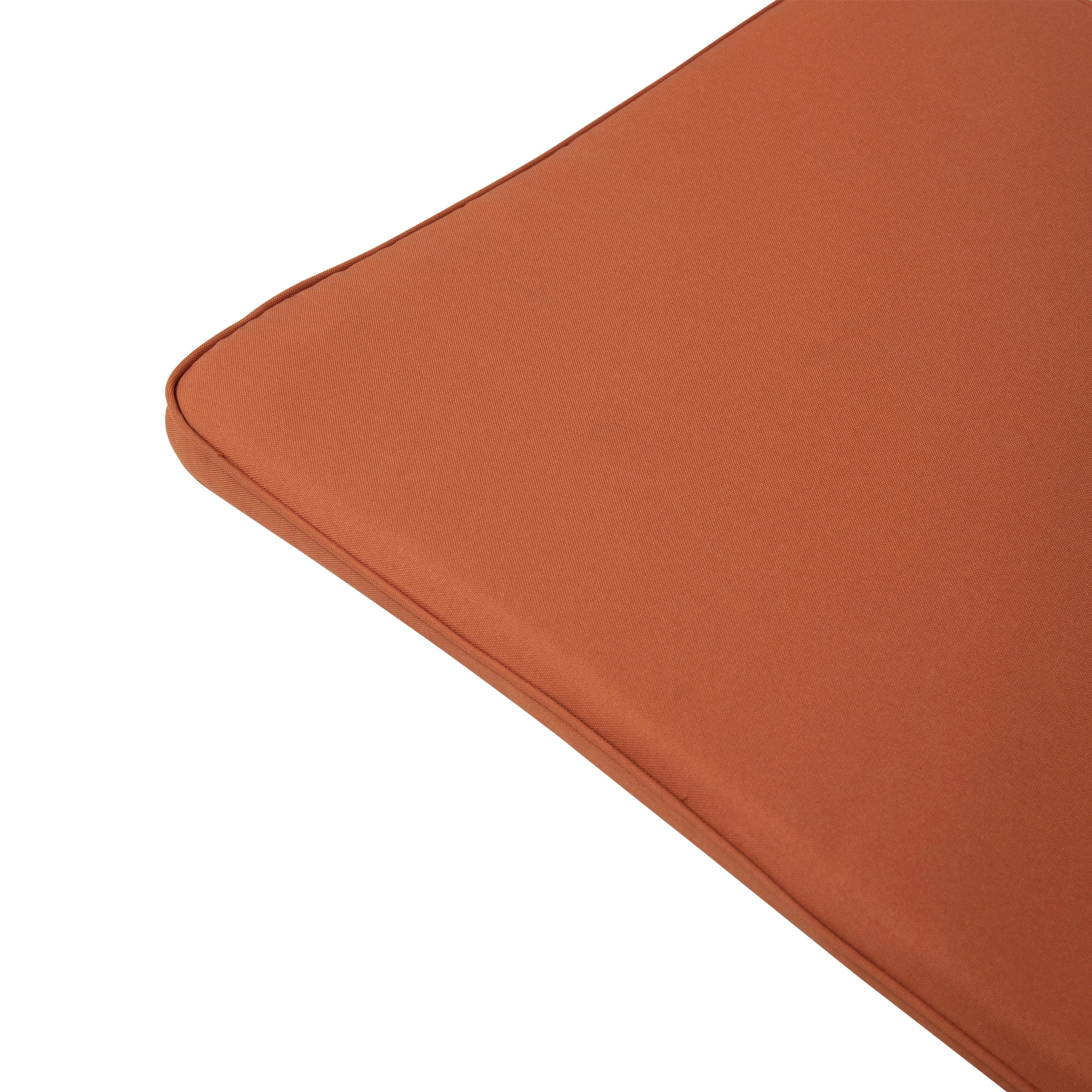 Maddison Outdoor Fabric Chaise Lounge Cushion, Set of 2, Rust Orange