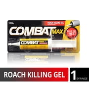 (3 pack) Combat Max Roach Killing Gel for Indoor and Outdoor Use, 1 Syringe, 2.1 Ounces