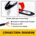 thumbnail image 6 of WEISIPU 13.6" DRL LED Headlight Strip Light Daytime Running Sequential Turn Signal Lamp, 6 of 6