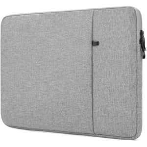 17 inch Laptop Sleeve Case for HP 17.3 Laptop, HP Pavilion 17, HP Envy 17, ASUS Vivobook 17, Acer Chromebook 17, Dell Inspiron 17, Lenovo IdeaPad 17, Water-Resistant 17.3 Computer Carrying Bag, Gray