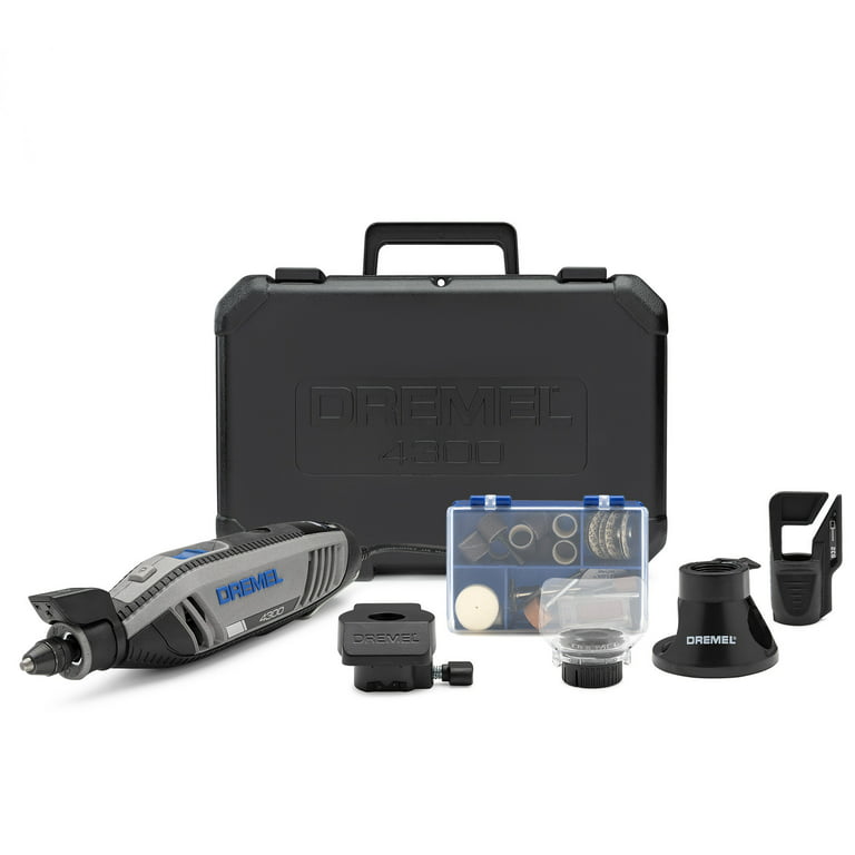 Dremel 4300-5/40 High Performance Rotary Tool Kit with LED Light and Dremel  Flex 