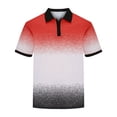 thumbnail image 4 of HomeGardon Mens Shirts Turn Down Collar Short Sleeve,Mens Shirts Turn Down Collar Men's Lapel Button Color Matching Loose Casual Shirt,S-XXXL, 4 of 6