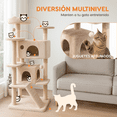 thumbnail image 4 of Torre Árbol Rascador Poli Pets varios Niveles con escalera, 4 of 6