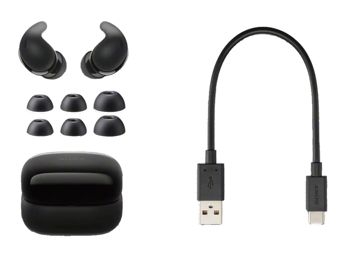 Sony LinkBuds Fit True Wireless Earphones with Mic - Black