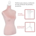 thumbnail image 3 of Maniquí Femenino Afelpado Onof MTFAT Torso para Modistas y Sastres Rosa, 3 of 8
